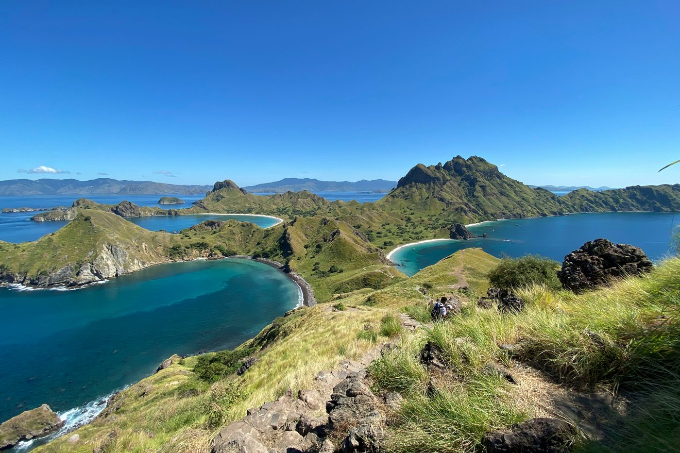 The islands of Komodo National Park near Labuan Bajo, Indonesia