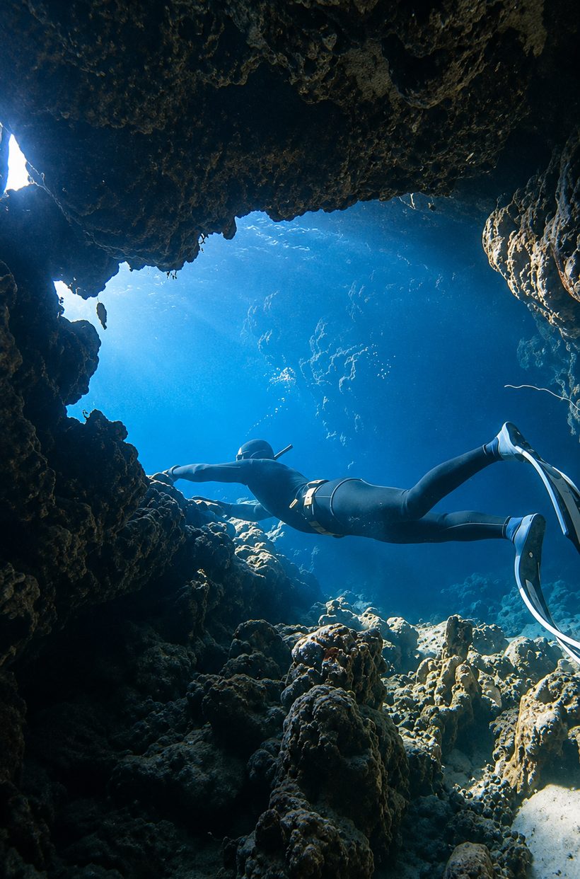 Red Sea and Sinai landscape in Dahab, Egypt
