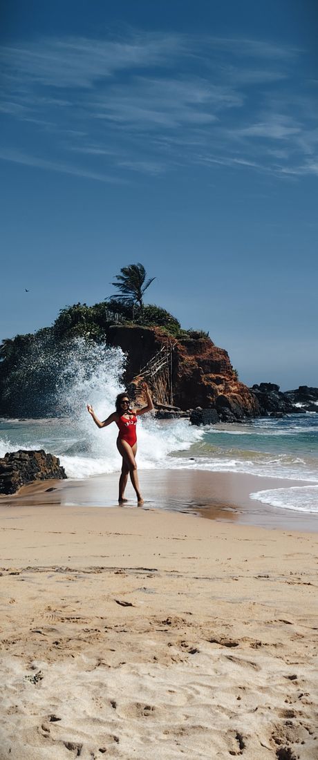 Waves on the south coast, Sri Lanka