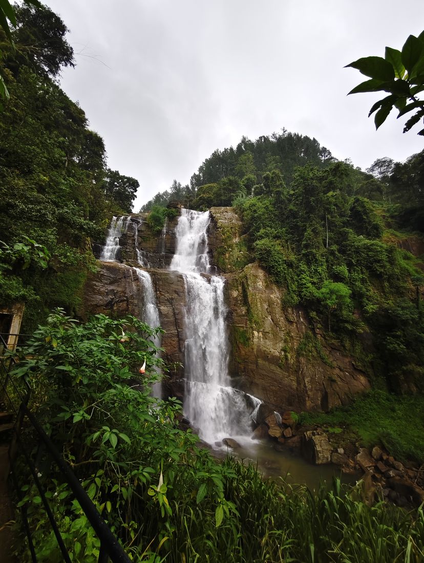 A waterfall in the hills, Sri Lanka