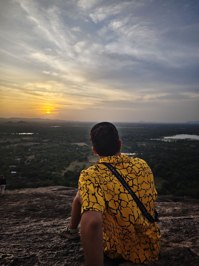 Sunset from the summit, Sri Lanka